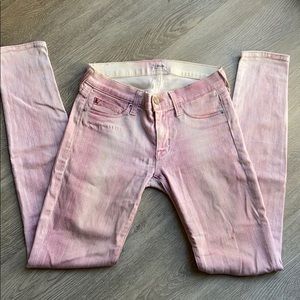 Hudson Krista Pink Skinny Jeans